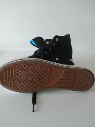 Zapatillas altas negras con plataforma