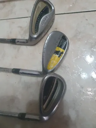 7 palos de golf Caveral + carrito