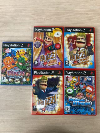 Pack 5 Juegos Buzz!