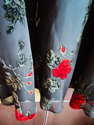 Elegante conjunto 3 piezas floral mujer