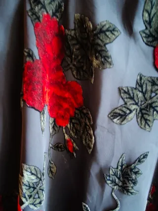 Elegante conjunto 3 piezas floral mujer