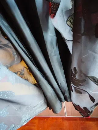 Elegante conjunto 3 piezas floral mujer