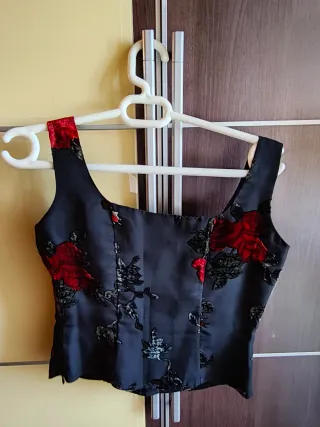 Elegante conjunto 3 piezas floral mujer