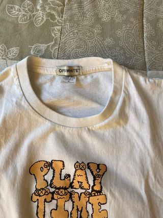 T-shirt Off-White x KAWS Play Time Bianca