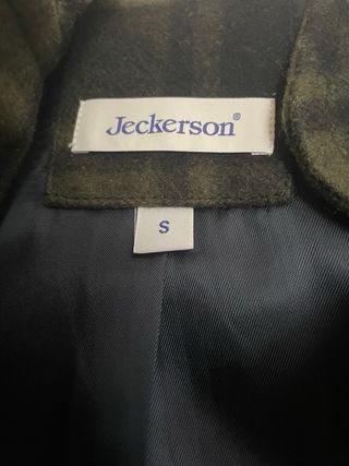 Giacca cappotto donna a quadri Jeckerson S