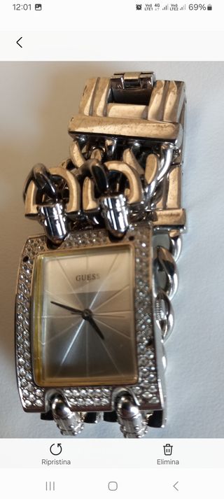 Orologio Guess Donna Swarovski Argento