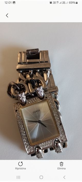 Orologio Guess Donna Swarovski Argento