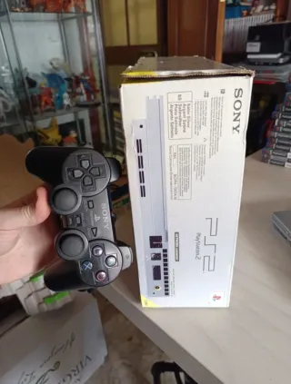 PS2 Plata Satinado + Juegos y Accesorios