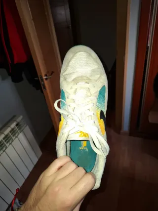 Nike Air Skylon 2 Beige, amarillo y azul.