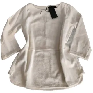 Camiseta Jersey Manga Francesa Crema