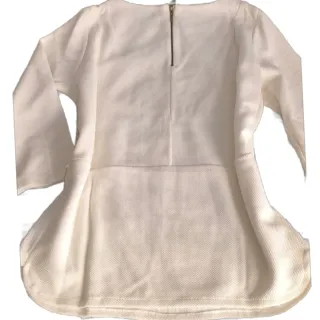 Camiseta Jersey Manga Francesa Crema