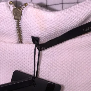 Camiseta Jersey Manga Francesa Crema