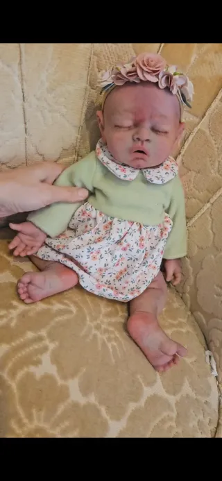 Bebé Reborn Silicona Platino