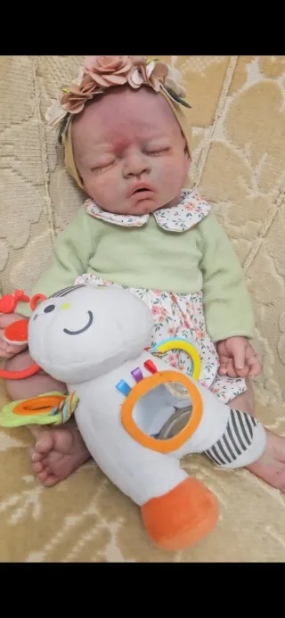 Bebé Reborn Silicona Platino