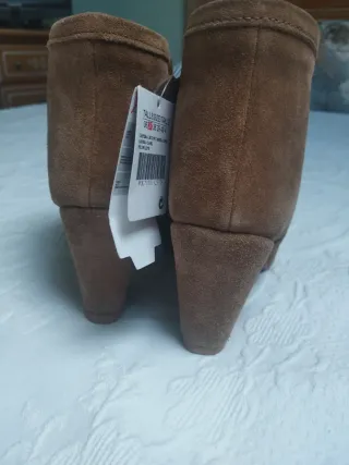 Botines ante piel marrones