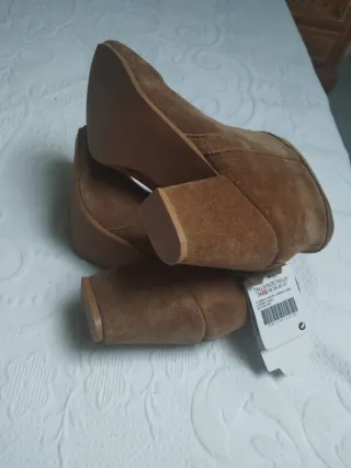 Botines ante piel marrones