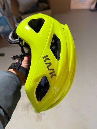 Casco Ciclismo Kask Amarillo Neón talla S