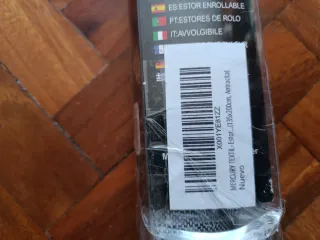 Estor enrollable gris 135x200 nuevo a estrenar