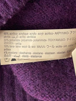 Jersey Massimo Dutti Morado XS