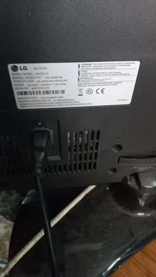 Televisor LG 26  NO SMART.