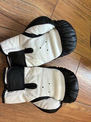 Punching de boxeo con guantes