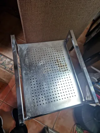 Carrello Metallico 4 Cassetti Trasparenti