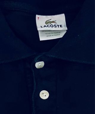 Polo Lacoste Uomo Nero Taglia L