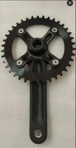 Bielas Monoplato para eje de Cuadradillo plato 38