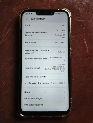 Huawei Mate 20 Lite Usato