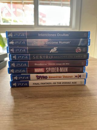 PS4 (PlayStation 4) + Juegos y 1 mando