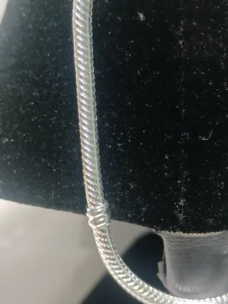 NUEVA,Pulsera Plata Ley 925, Cierre Seguridad