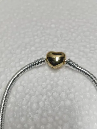 NUEVA,Pulsera Plata Ley 925, Cierre Seguridad