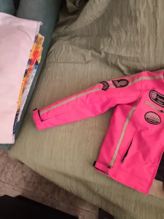 Chaqueta Moto Niña 10-12 Años Rosa