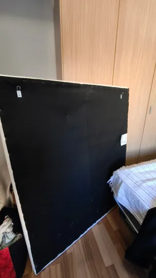 Cabecero polipiel blanco 100 cm