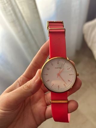 Reloj Parfois dorado y rosa