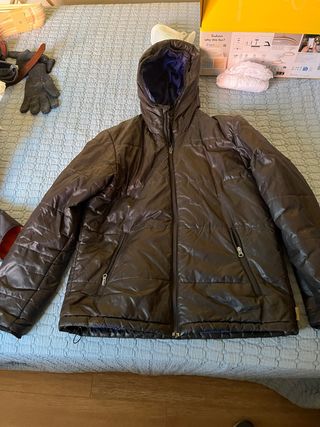 Cazadora Quechua Marrón con Capucha