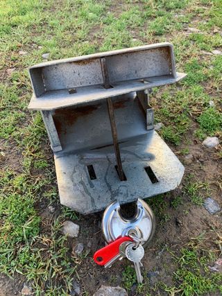 Antirrobo para remolque/caravana con candado