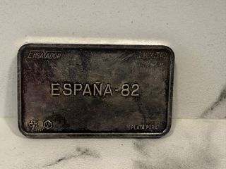 Plata 999 50g España 1982