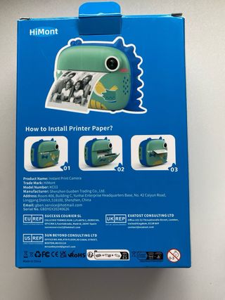 Cámara Instantánea Infantil Dinosaurio