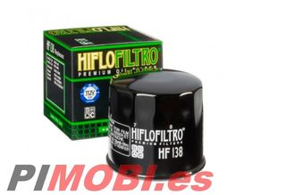 Filtro Aceite Hiflofiltro HF138 Suzuki GSXR GSR SV