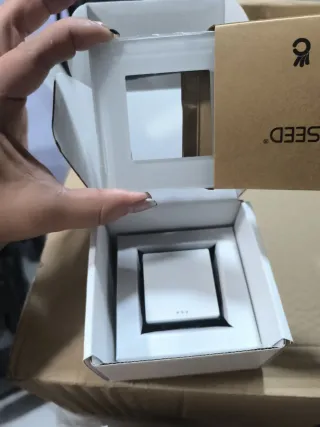 Interruptor BSEED Marco Cristal Blanco