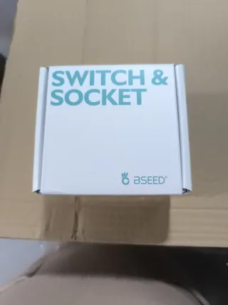 Interruptor BSEED Marco Cristal Blanco