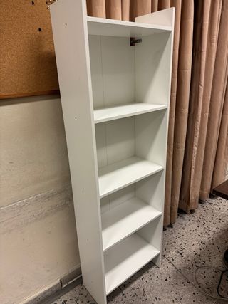 Estantería blanca madera