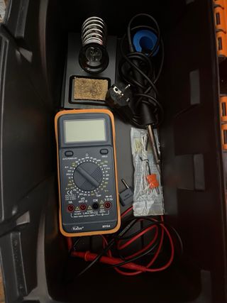 Caja de herramientas Perel naranja