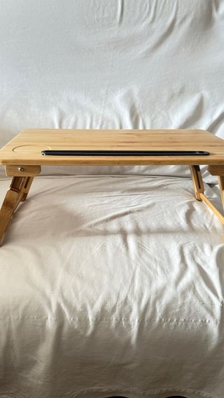 Mesa Cama Bambú Plegable
