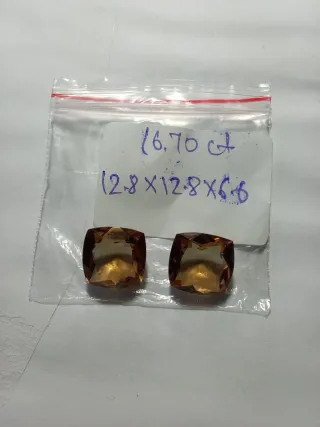 Par Alexandritas 16,70 Quilates