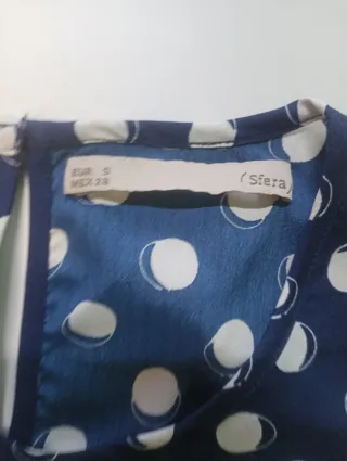 Blusa sin mangas con lunares