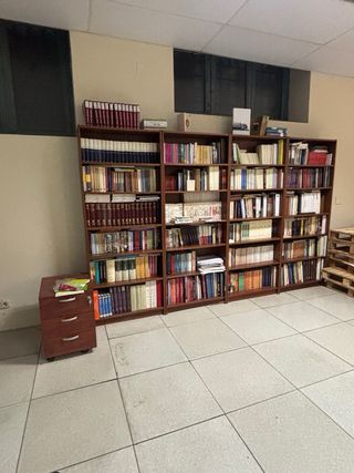 PACK COMPLETO Escritorio de oficina madera y metal