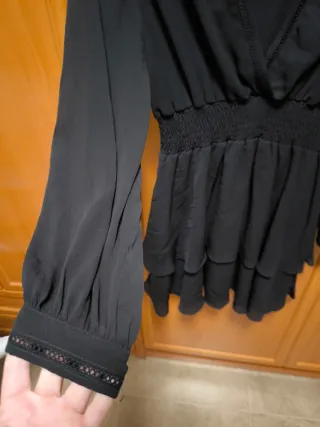 Vestido negro Zara Talla S