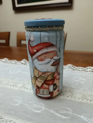 Decoración Navideña Santa y Reno